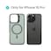 AZTECH for iPhone 16 Pro Case Compatible &amp; MagSafe Supports Magnetic Wireless Charging Built-in Camera Ring Stand Scratch-Resistant Back Kickstand Cover for iPhone 16 Pro Classic Hybrid HaloLock