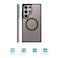 AZTECH SuperShield Clear Case for Samsung Galaxy S24 Ultra Black MagSafe-Compatible TPU Frame Shockproof Anti-Scratch Transparent Cover Slim Fit Wireless Charging Support Protective Case