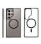 AZTECH SuperShield Clear Case for Samsung Galaxy S24 Ultra Black MagSafe-Compatible TPU Frame Shockproof Anti-Scratch Transparent Cover Slim Fit Wireless Charging Support Protective Case