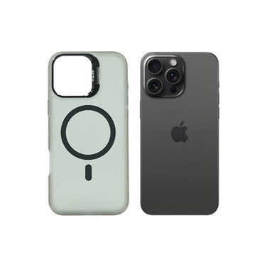 AZTECH for iPhone 16 Pro Case Compatible &amp; MagSafe Supports Magnetic Wireless Charging Built-in Camera Ring Stand Scratch-Resistant Back Kickstand Cover for iPhone 16 Pro Classic Hybrid HaloLock