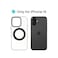 AZTECH Magnetic Phone Case for iPhone 16 Case Cover Anti-Slip and Drop-Proof Protective Cover with 360° Ring Stand Compatible & MagSafe Exclusively Designed for iPhone 16 Anti-Scratch Mag Safe IP16