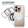 AZTECH Magnetic Phone Case for iPhone 16 Pro Case Cover Anti-Slip and Drop-Proof Protective Cover with 360&deg; Ring Stand Compatible &amp; MagSafe Exclusively Designed for iPhone 16 Pro Anti-Scratch