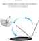 

AZTECH GripStand 360 &ndash; Magnetic Smartphone Ring &amp; Stand, MagSafe Compatible. ZERO SAFE Circle design prevents drops, offers secure grip, and doubles as a stable viewing stand.