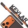 AZTECH Premium Aramid Fiber Kevlar Case for iPhone 17 Pro &ndash;   Ultra-Slim, Lightweight, Shockproof Protection   MagSafe Compatible, Anti-Fingerprint, Raised Camera &amp; Screen Edges