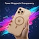 AZTECH Case for iPhone 13 Pro Max, iPhone 13 Pro Max Magnetic Case [Compatible with MagSafe] Slim Translucent Matte Scratch-Resistant Back Shockproof Phone Case Gold Desert Titanium