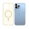AZTECH Case for iPhone 13 Pro Max, iPhone 13 Pro Max Magnetic Case [Compatible with MagSafe] Slim Translucent Matte Scratch-Resistant Back Shockproof Phone Case Gold Desert Titanium