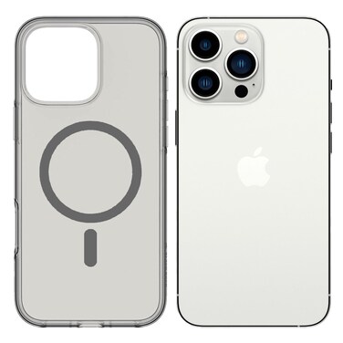 AZTECH [2023 New] for iPhone 14 Pro Case with MagSafe, [Strong Magnet] [Non-Yellowing] [Military Grade Protection] Magnetic Clear Slim Thin Bumper Phone Cover for Apple 14pro (Clear-Mag Safe)