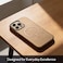 AZTECH Leather Kickstand Case for iPhone 13 Pro Max, Slim Shockproof Protective Cover, 6.7&Prime;