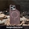AZTECH Compatible with iPhone 16 Pro Leather Case, Compatible with MagSafe, Premium Tumbled Leather, Metal Buttons &amp; Camera Bump Frame, Slim Fit&amp;Durable, Distinctive Texture Cover (6.3") Dark brown