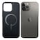 AZTECH Compatible with iPhone 16 Pro Max Leather Case, Compatible with MagSafe, Premium Tumbled Leather, Metal Buttons &amp; Camera Bump Frame, Slim Fit&amp;Durable, Distinctive Texture Cover (6.9"") Black
