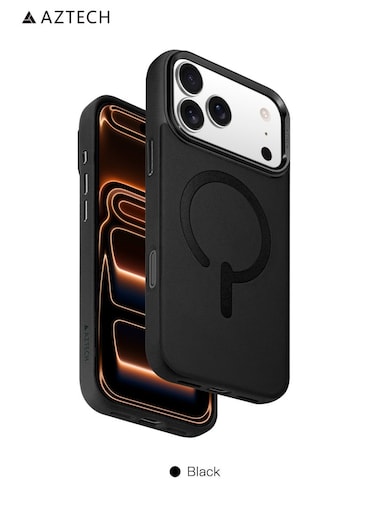 AZTECH iPhone 17 Pro Leather Case with MagSafe, Premium Full-Wrap Magnetic Cover