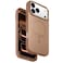 AZTECH Premium Leather Case 17 iPhone Pro, Full-Wrap Magnetic Cover, Wireless Charging Compatible, 17 iPhone Pro Desert Titanium
