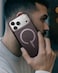 AZTECH Premium Leather Case 17 iPhone Pro Max, Full-Wrap Magnetic Cover, Wireless Charging Compatible, 17 iPhone Pro Max Dark Brown