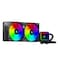 AZTECH 622 240mm AIO Liquid CPU Cooler Dual PWM ARGB Fans Infinite Mirror Pump Copper Base 260W TDP High Performance Water Cooling for Gaming PC Intel LGA1700 AMD AM5 AM4