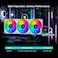 AZTECH 360mm AIO Liquid CPU Cooler White Triple PWM ARGB Fans Infinite Mirror Pump Copper Base 280W TDP High Performance Water Cooling for Gaming PC Intel LGA1700 AMD AM5 AM4