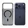 AZTECH Clear Fiber MagSafe Case for iPhone 17 Pro   Slim Transparent Protective Cover with Strong Magnetic Lock, Shockproof TPU, Scratch Resistant Back, Camera Protection – Black