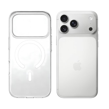 AZTECH for iPhone 17 Pro Case Clear Cover, [Military-Grade Protection], [Upgrade iCrystal Anti-Yellowing Tech], Anti-Scratch, Camera Control Protective Cover, Ultra Slim Transparent Case
