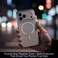 AZTECH Clear Fiber MagSafe Case for iPhone 17 Pro   Slim Transparent Protective Cover with Strong Magnetic Lock, Shockproof TPU, Scratch Resistant Back, Camera Protection &ndash; Orange
