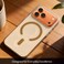 AZTECH Clear Fiber MagSafe Case for iPhone 17 Pro   Slim Transparent Protective Cover with Strong Magnetic Lock, Shockproof TPU, Scratch Resistant Back, Camera Protection &ndash; Desert Titanium