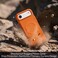 AZTECH Clear Fiber MagSafe Case for iPhone 17 Air   Slim Transparent Protective Cover with Strong Magnetic Lock, Shockproof TPU, Scratch Resistant Back, Camera Protection &ndash; Orange