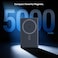 AZTECH Powergo Slim Smart Wireless Power Bank 5000mAh Portable Charger, Fast Wireless &amp; USB-C Charging, Ultra Slim Mini Powerbank for iPhone Samsung AirPods Travel Backup Battery