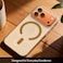 AZTECH Clear Fiber MagSafe Case for iPhone 17 Pro Max   Slim Transparent Protective Cover with Strong Magnetic Lock, Shockproof TPU, Scratch Resistant Back, Camera Protection – Desert Titanium