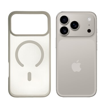 Original Case IPhone 17 Pro Max Super Shield Clear Black Magnetic Safe   White
