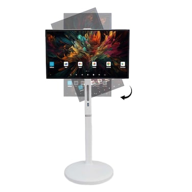 AZTECH 32 FHD Interactive Smart Display Monitor 13MP Camera 8GB RAM 128GB Android 13 Touch Screen Smart Board for Office Meeting Video Conference PC Monitor Screen Share Display for Classroom Business