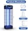 ALSHABAH PRO Original Mosquito Killer, 3800V  Mosquito Killer   with 15W UV Light, High Powered Insect Killer for Indoor, Kitchen, Patio, Backyard (black) model 6800