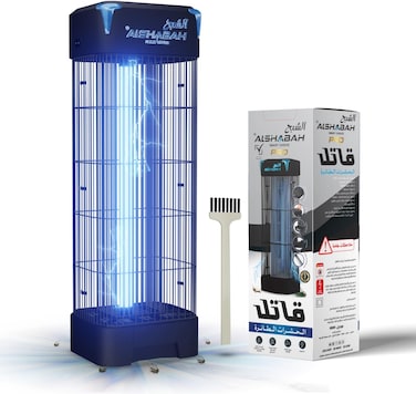 ALSHABAH PRO Original Mosquito Killer, 3800V  Mosquito Killer   with 15W UV Light, High Powered Insect Killer for Indoor, Kitchen, Patio, Backyard (black) model 6800