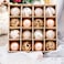 Zafaa Home Rose Gold Christmas Ball Ornaments &ndash; Elegant Holiday Decor with 6cm Balls, Set of 16