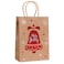 Zafaa Home Red Bell Gift Bag &ndash; 27x21x11cm Festive Holiday Packaging with Durable Handles, Eco-Friendly Christmas Gift Wrap for Small to Medium Gifts