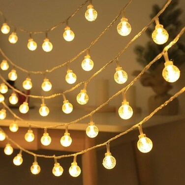 Zafaa Home Warm White String Lights &ndash; 5m Length Holiday Lighting for Indoor and Outdoor Christmas Decor, Soft Glow for Festive Ambiance
