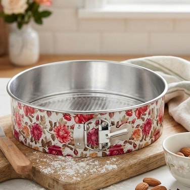 Nonstick Springform Cake Tin 3-Piece Set &ndash; Leakproof Cheesecake Pan with Removable Bottom, Durable Baking Cake Mould Set for Cheesecake, Desserts &amp; Baking Essentials