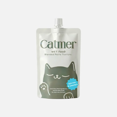 Catmer Wet Cat Food, Salmon &amp; Chicken, 85g