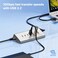 1st Wave DeskHub 7-In-1 USB-C Hub - 10Gbps USB 3.2 Gen 2, Aluminum, USB-A Cap, 1m Braided Cable, Hot-Swap, Plug &amp; Play, Over-Voltage &amp; Over-Current Protection, For Laptop, PC, MacBook, Lunar Silver