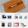 First Wave SlimGuard Felt Laptop Sleeve 15" &ndash; Slim Protective Case with Elastic Band, Compatible with MacBook &amp; SurfaceBook, Includes Free USB Cable &ndash; Caramel Brown