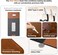 First Wave Signature Desk Mat 100&times;35cm &ndash; Premium Felt &amp; Leather Surface, Anti-Slip &amp; Water-Resistant, Ideal for Gaming, Office &amp; Home, Includes USB Accessory &ndash; Grey &amp; Tan + USB Cable