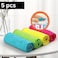 5 PCS Reusable Cleaning Towels Random Color, Multi-Purpose Cleaning Cloths for Kitchen, Bathroom &amp; Household Cleaning, Oil-Free Dish Cloths, Absorbent Cleaning Wipes, Automotive Detailing Towels, Dura