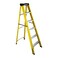 ARCO Step Ladder 5 Steps Fiber Ladder Anti Slip Steps Non-Slip Rubber Edge Guards 150 KG Loading Capacity EN131 Approved