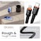 CROWNYX Braided 1M USB-C to Lightning Fast Charging Cable, 27W Power Delivery Charger Cord Compatible with iPhone 14/13/12/11 Series, iPad &amp; AirPods Pro (Black)