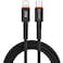CROWNYX Braided 1M USB-C to Lightning Fast Charging Cable, 27W Power Delivery Charger Cord Compatible with iPhone 14/13/12/11 Series, iPad &amp; AirPods Pro (Black)