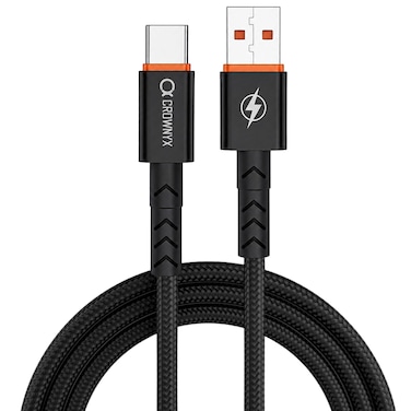 CROWNYX USB-A to USB-C Cable 1M, USB 3.0 Fast Charging &amp; 5Gbps Data Transfer Cord Compatible with Samsung, iPhone 17/16/15 Series, Note 20 Ultra, Huawei, iPad Mini 7, PS5 Controller