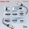 CROWNYX CROWNYX HDMI Cable 3M 8K HDMI 2.1 Ultra HD High-Speed 48Gbps 8K@60Hz Braided Cord eARC Dynamic HDR Dolby Vision Compatible with MacBook Pro PS5 Switch TV Xbox Roku UHD TV Blu-ray Projector