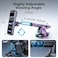 CROWNYX CCH-100 Car Phone Holder 2 in 1 Dashboard &amp; Air Vent Mount, Strong Vacuum Suction Mechanical Mobile Stand,Universal Compatible with iPhone 13-17, Samsung &amp; Android Phones