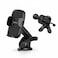 CROWNYX CCH-100 Car Phone Holder 2 in 1 Dashboard &amp; Air Vent Mount, Strong Vacuum Suction Mechanical Mobile Stand,Universal Compatible with iPhone 13-17, Samsung &amp; Android Phones