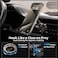 CROWNYX CAC-150 Magnetic Car Phone Holder Compatible for iPhone 13-17 &amp; Android, 2-in-1 Dashboard Air Vent Mount, Strong Magnetic Suction, Universal for Samsung Huawei OnePlus
