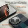 CROWNYX Magnetic Case for iPhone 15, Compatible With Wireless Charging, Ultra Slim Drop Resistant Cover, Anti-Slip, Carbon Fiber