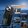 CROWNYX Magnetic Case for iPhone 15, Compatible With Wireless Charging, Ultra Slim Drop Resistant Cover, Anti-Slip, Carbon Fiber