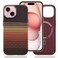 CROWNYX Magnetic Case for iPhone 15, Compatible With Wireless Charging, Ultra Slim Drop Resistant Cover, Anti-Slip, Carbon Fiber